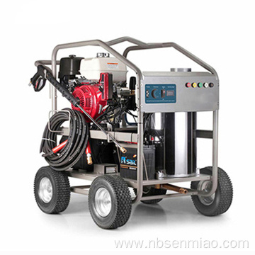 Hot water steam pressure washer